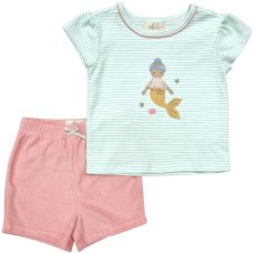 画像1: マーメードTシャツとパンツセット_1〜2歳用 (1)